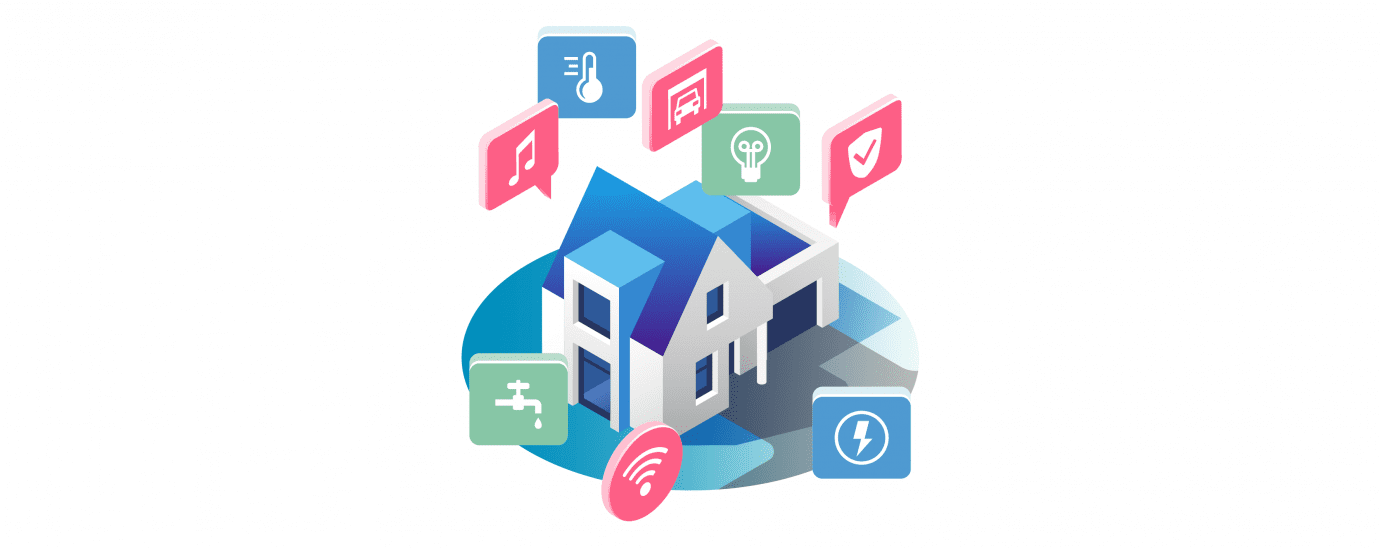 Smart Home IoT graphic