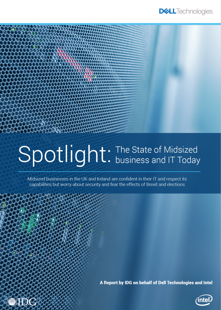 An image of IDG spotlight, , IDG Spotlight paper: “The state of the SMB and IT today”.