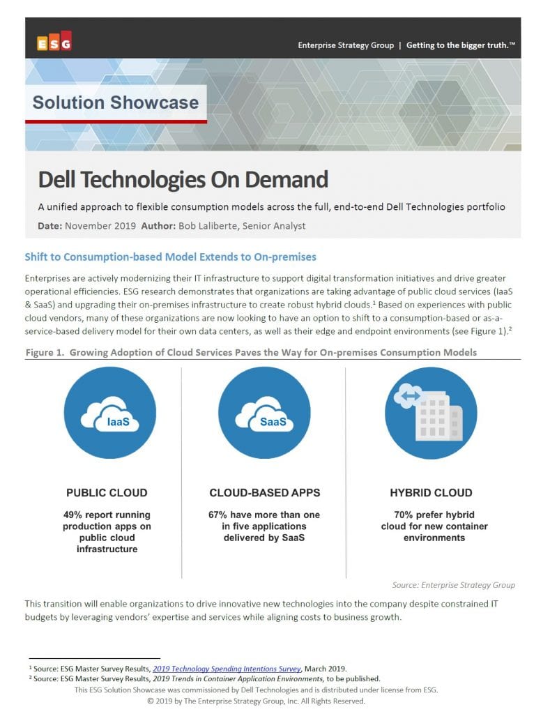 An image of Dell Technologies, , Dell Technologies On Demand