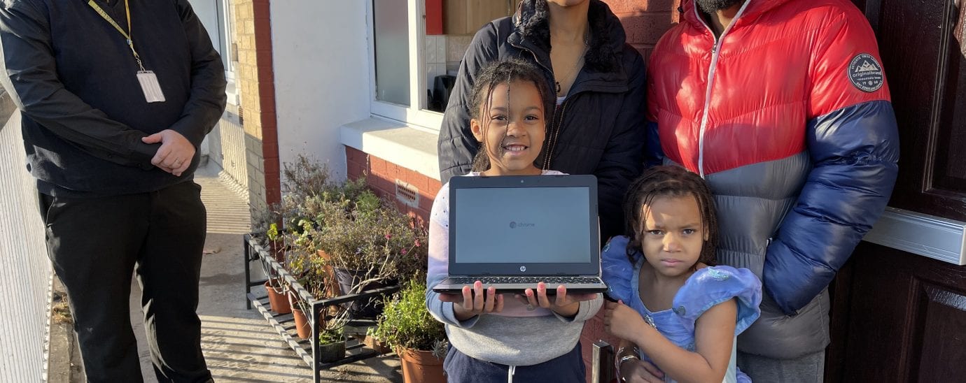 close digital divide with Laptops for Kids