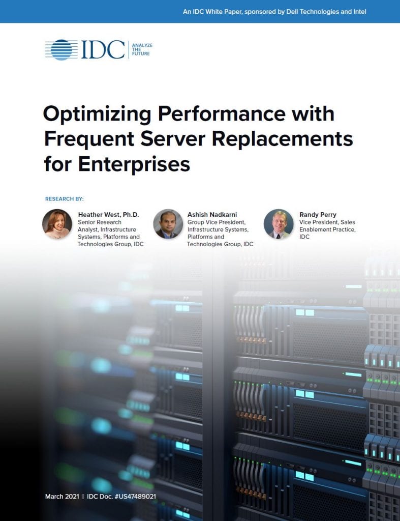 Optimizing Performance with Frequent Server Replacements for Enterprises 2 An image of Dell, , Optimizing Performance with Frequent Server Replacements for Enterprises