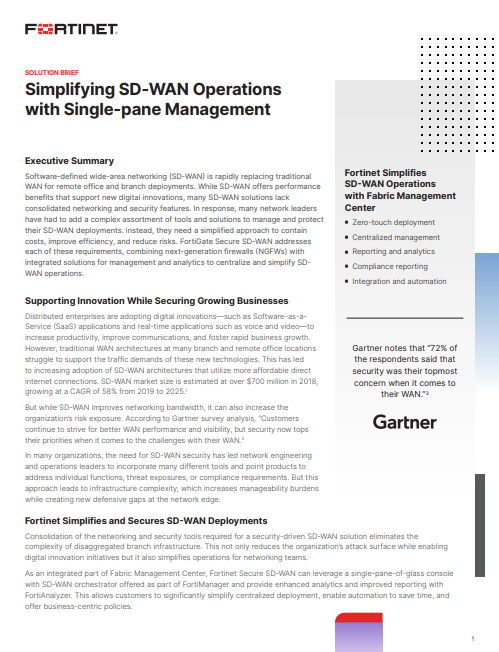 Simplifying SD-WAN Operations with Single-pane Management 2 5G, , Simplifying SD-WAN Operations with Single-pane Management