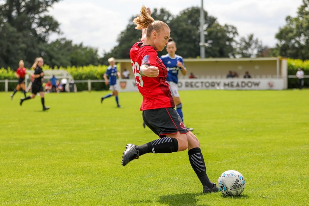 Connected Kerb sponsors its Head of Residential Isabel James' football team. 